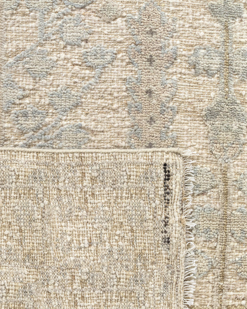 Fern Hand-Knotted Wool Rug - 5' x 8' / Neutral