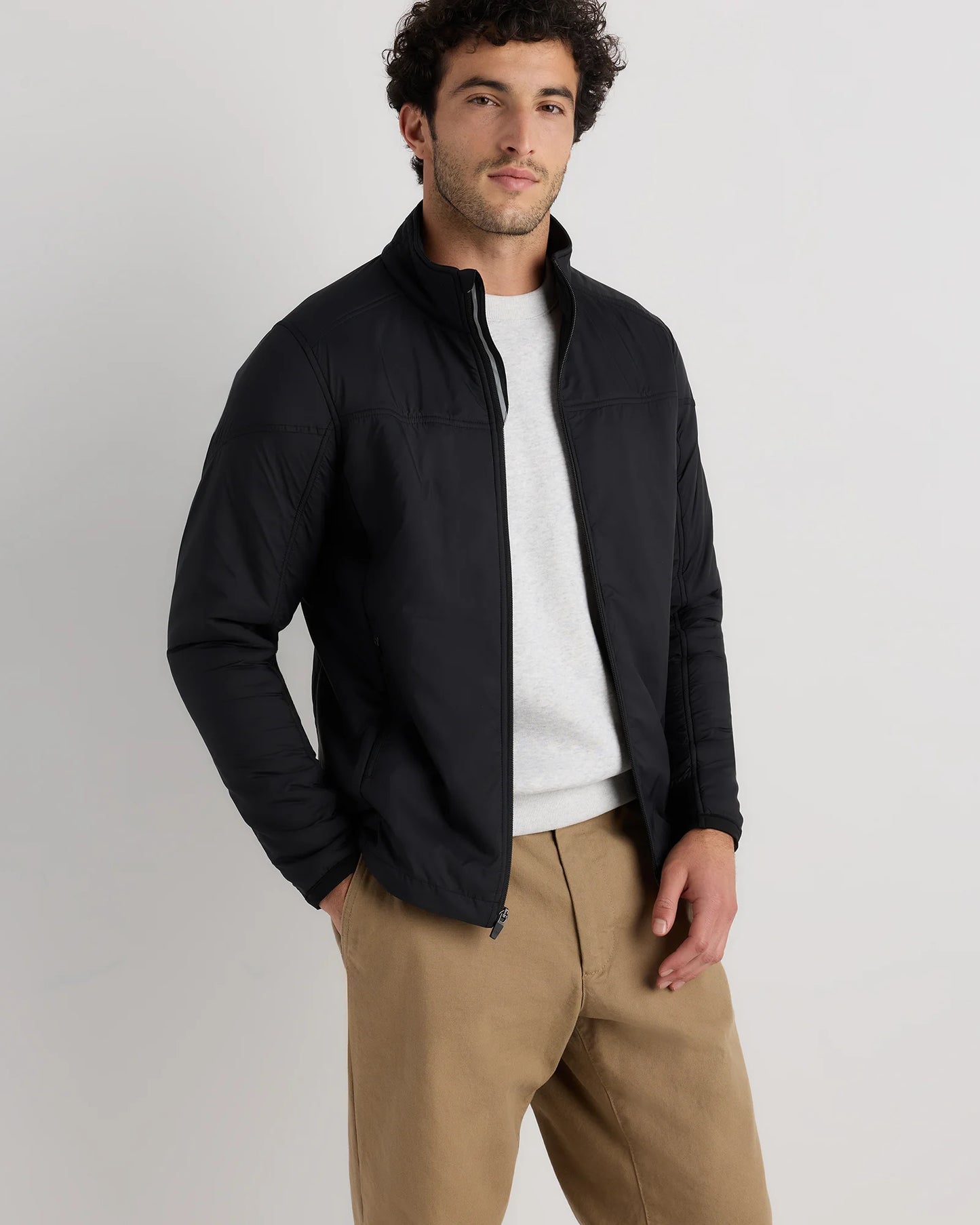 Weather Proof Fleece-Lined Jacket - S / Rich Black