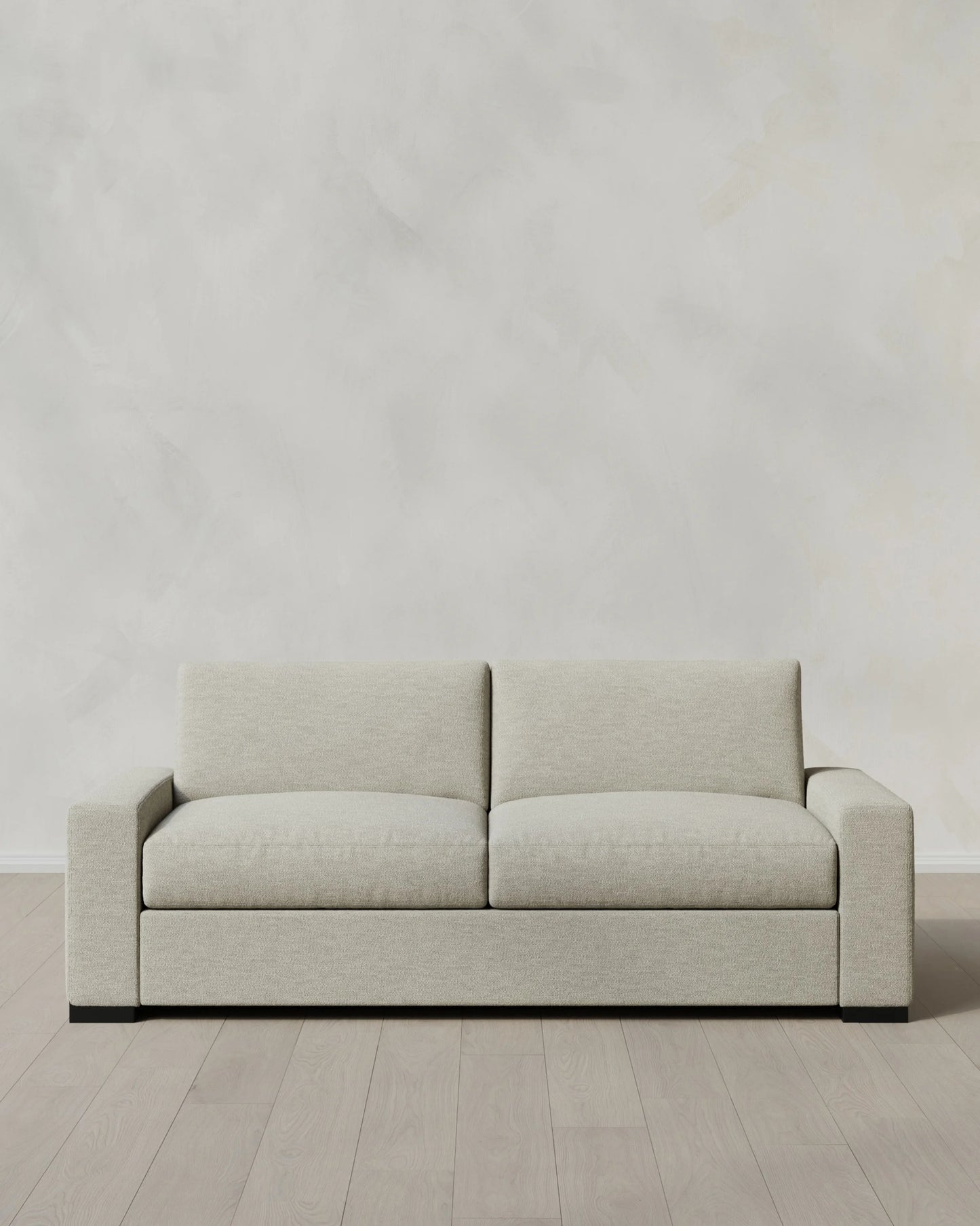 Stillman Sleeper Sofa in Performance Basketweave - Queen / Flax