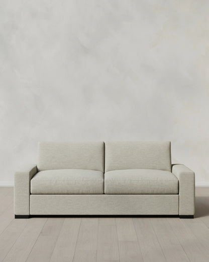Stillman Sleeper Sofa in Performance Basketweave - Queen / Flax