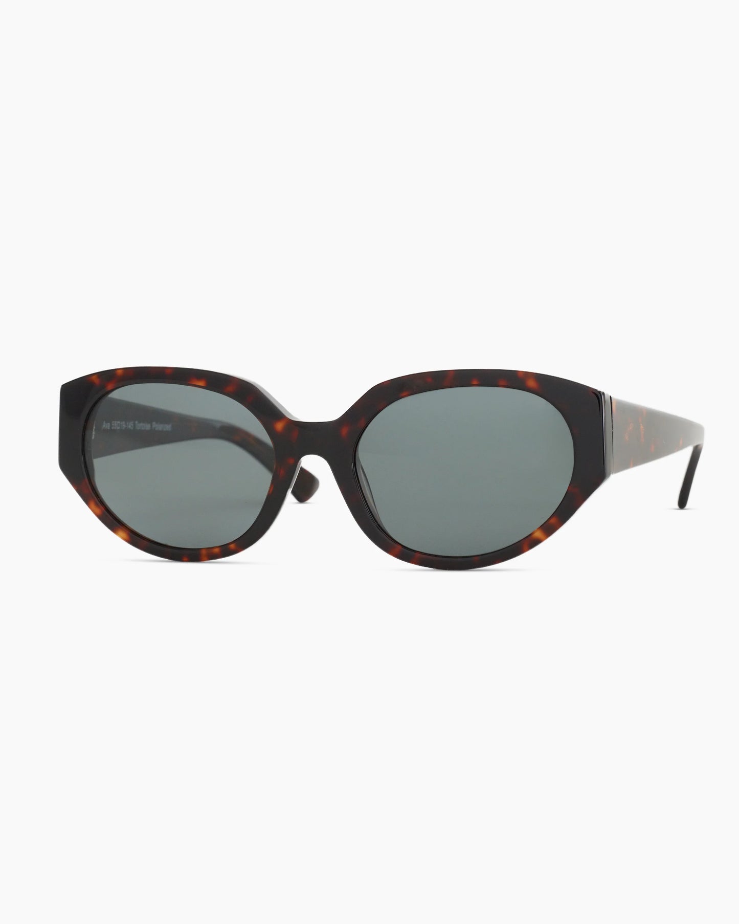 Ava Polarized Acetate Sunglasses - One Size / Tortoise with Grey lens