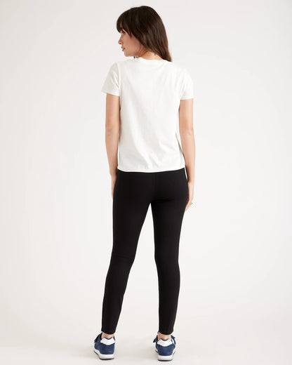 Ultra-Stretch Ponte Skinny Pants - XS / Black