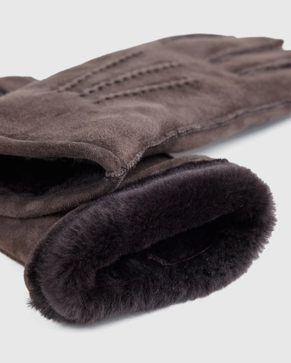 100% Australian Shearling Gloves - S / Pecan