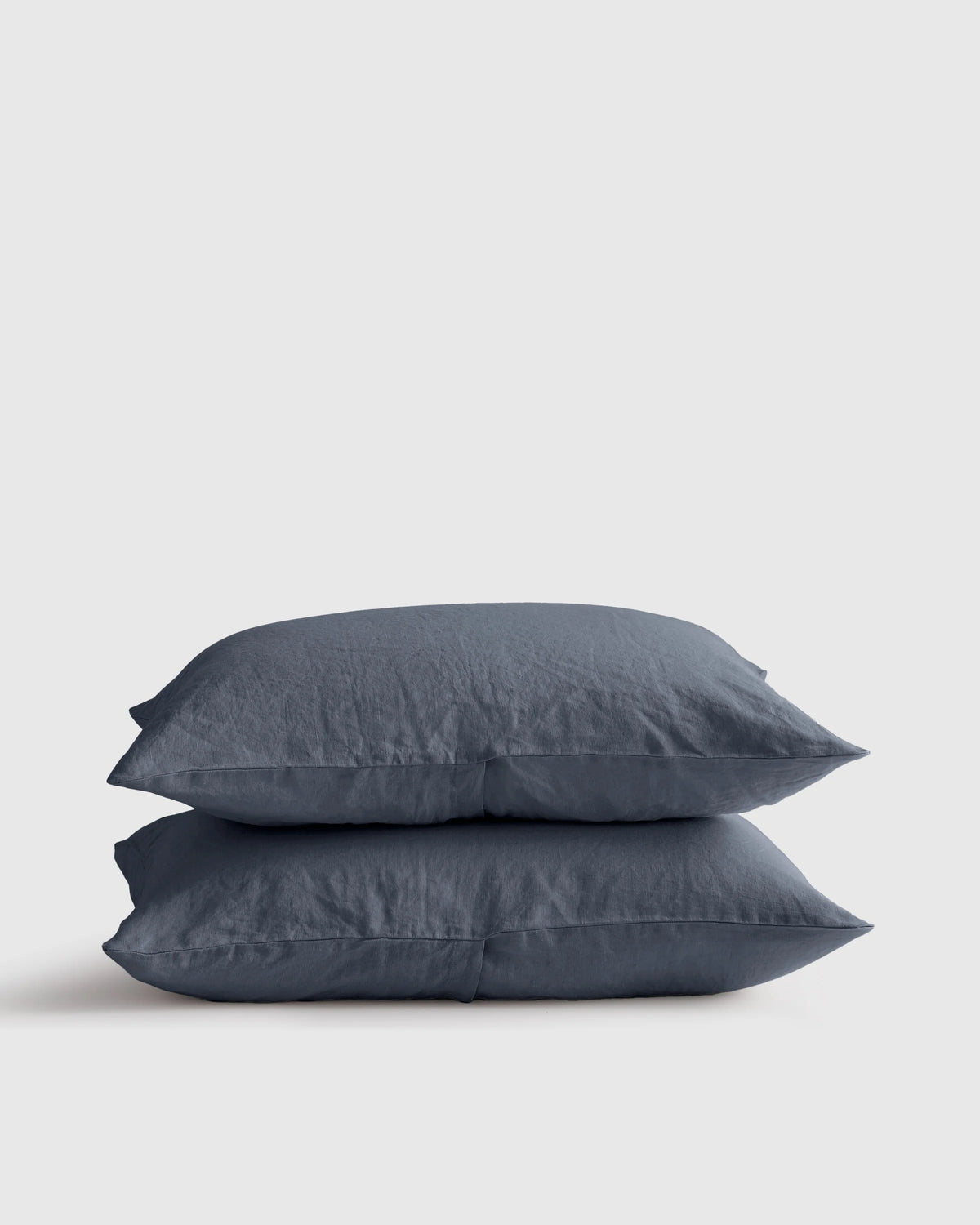 European Linen Sham Set - Standard / White