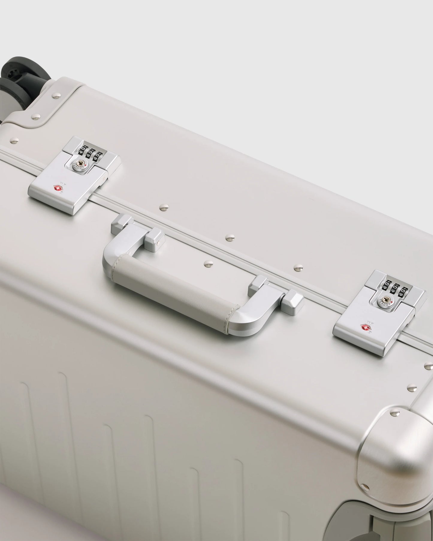 Aluminum Carry-On Suitcase - One Size / Black