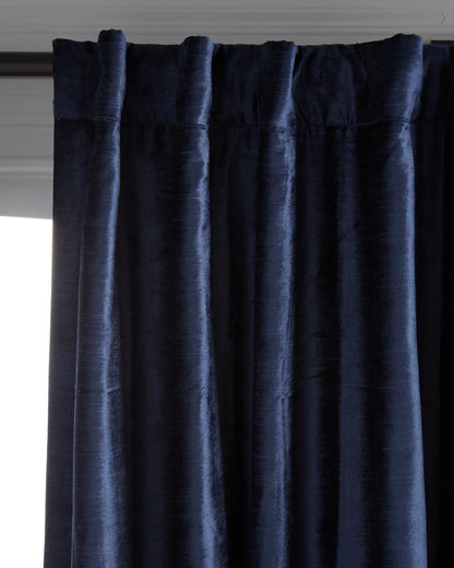 Luster Velvet True Blackout Curtain - Single Panel - 48x84 / Champagne