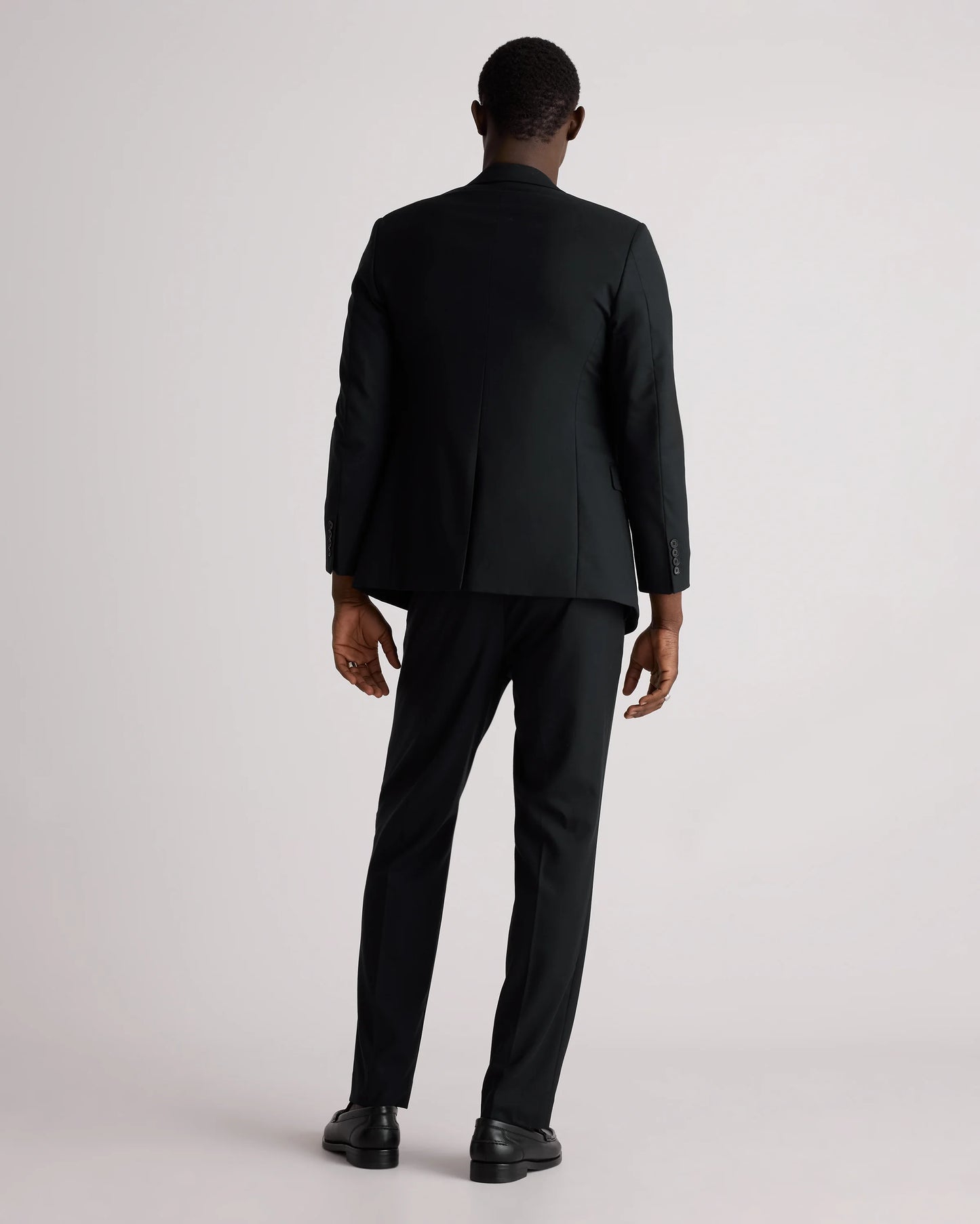 Stretch Wool Blazer - S / Grey Melange