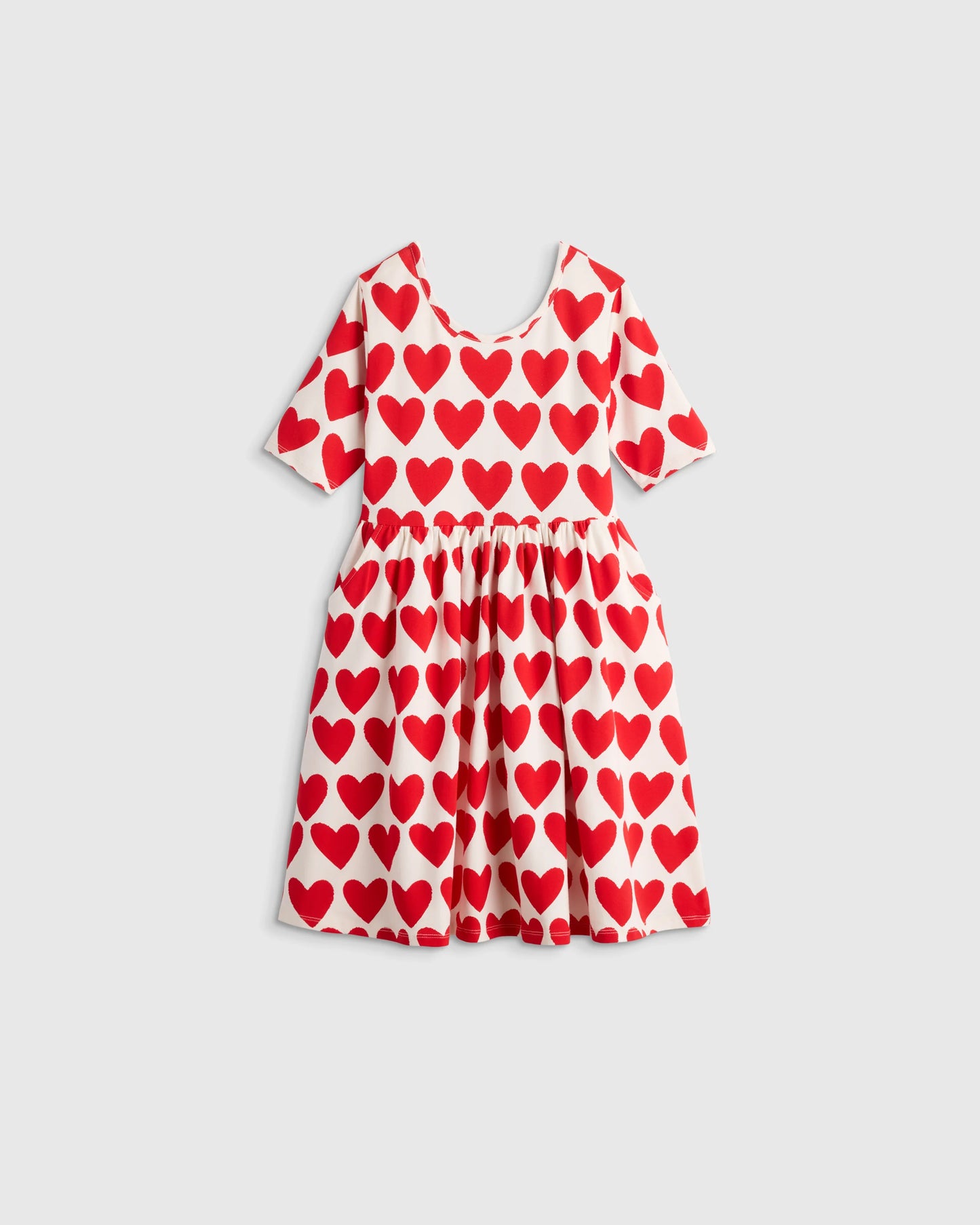 Organic Cotton Skater Dress - 2T / Sweet Cherries