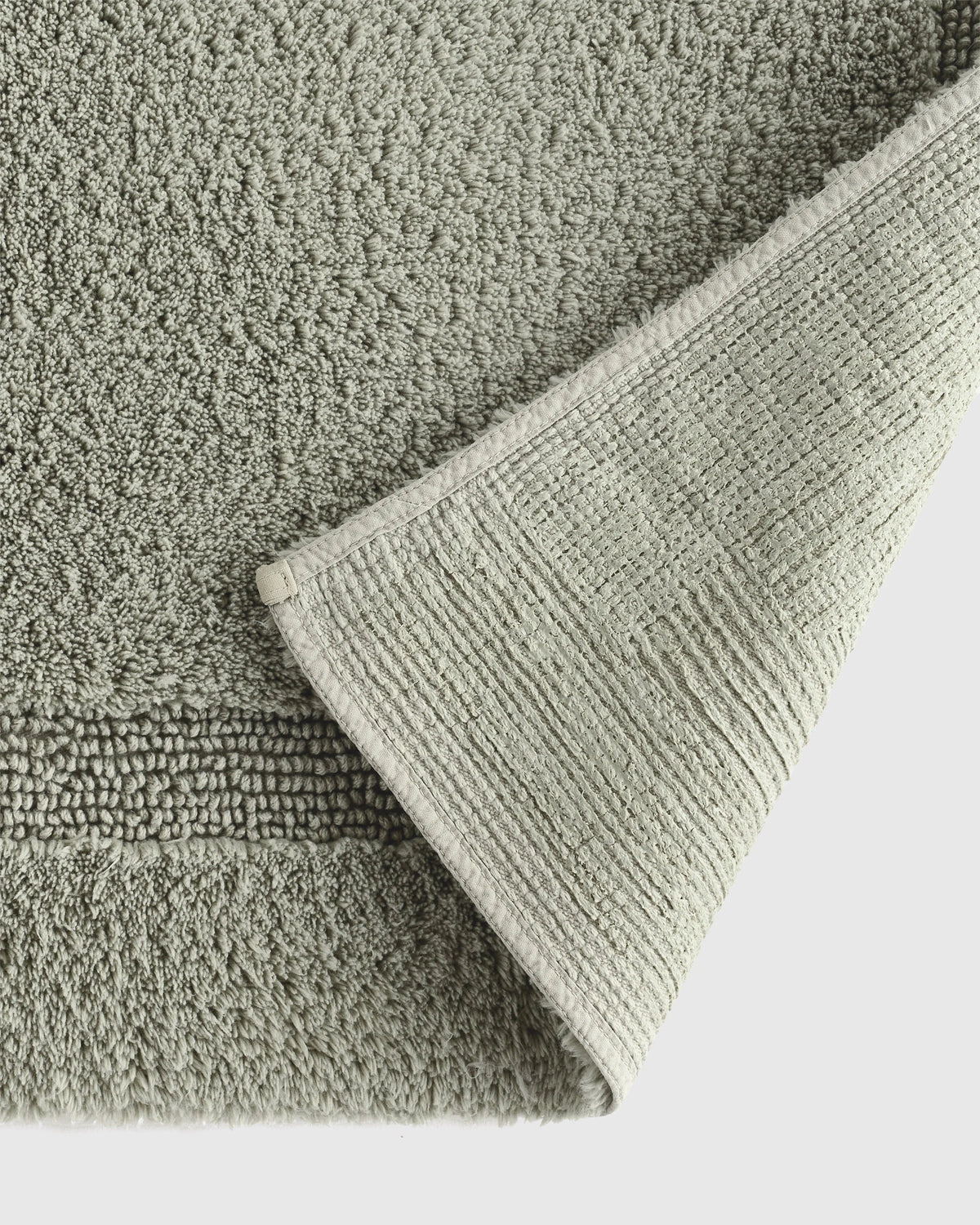 Turkish Cotton Non-Slip Bath Rug - 21"x34" / White