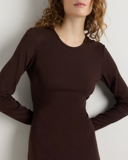 Long Sleeve Knit Maxi Dress - XS / Deep Navy