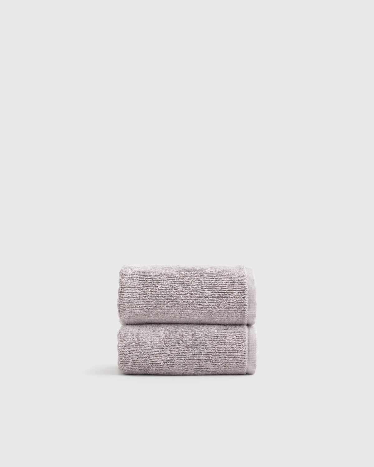 Turkish Ribbed Quick Dry Hand Towel (Set of 2) - One Size / Mineral