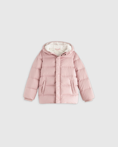 Heavyweight Down Puffer Coat - 2T / Pale Mauve