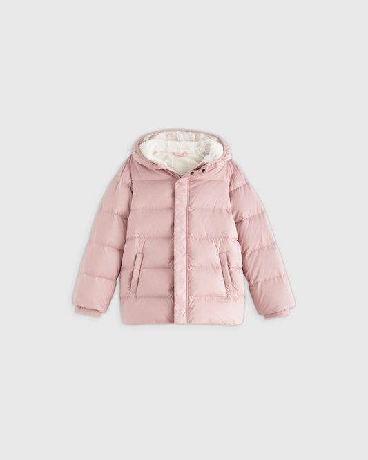 Heavyweight Down Puffer Coat - 2T / Pale Mauve