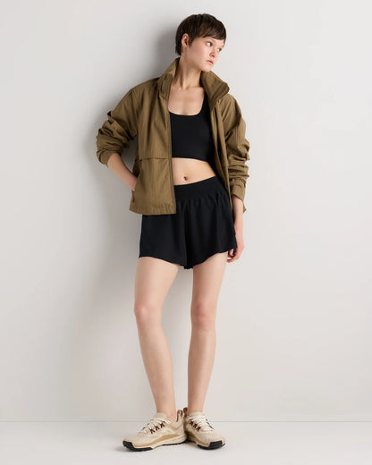 High-Rise Glide Running Shorts - XS / Black