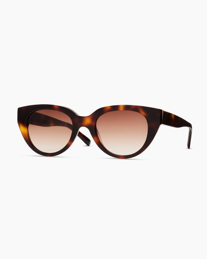 Capri Polarized Acetate Sunglasses - Standard / Black with Grey Gradient lens
