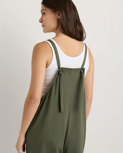 Organic Cotton Maternity Overalls - XS / Deep Navy
