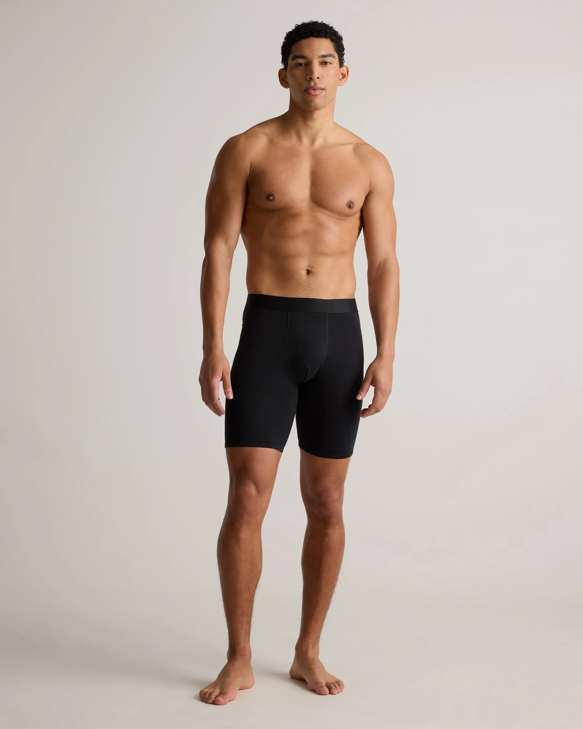 Organic Cotton 8'' Boxer Brief (3-pack) - S / Black