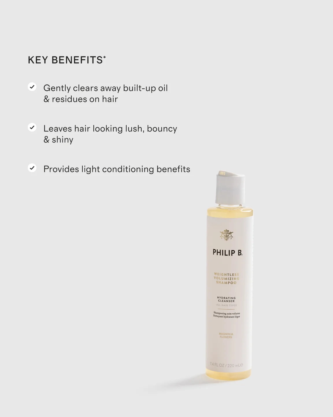 Weightless Volumizing Shampoo 32 oz by Philip B. Botanicals - One Size / No Color