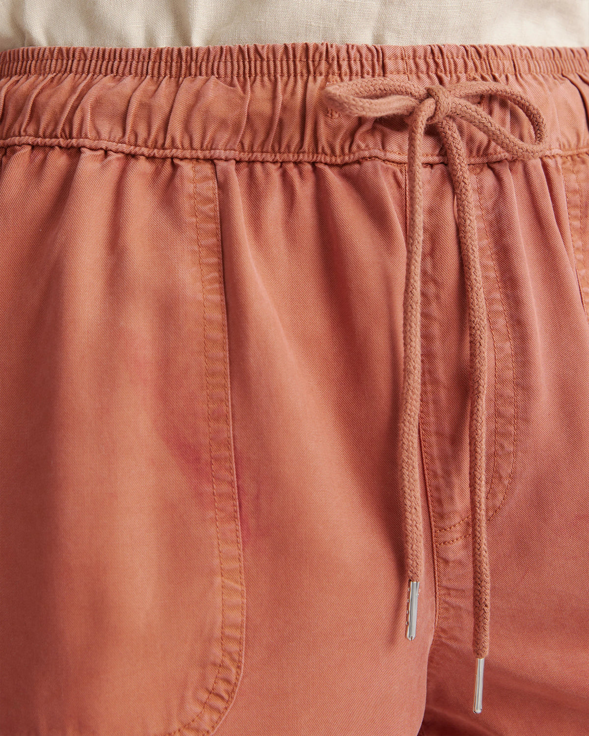Vintage Wash Tencel Utility Shorts - XS / Moonstone Blue