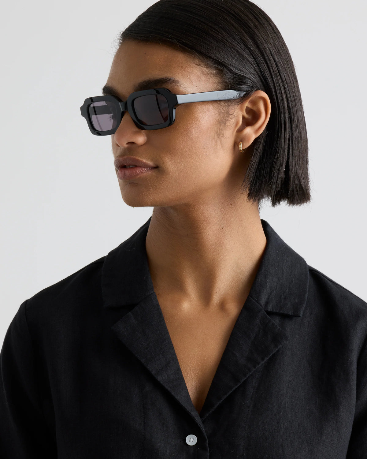 Fiji Polarized Acetate Sunglasses - Standard / Clear Spice with Deep Rose lens