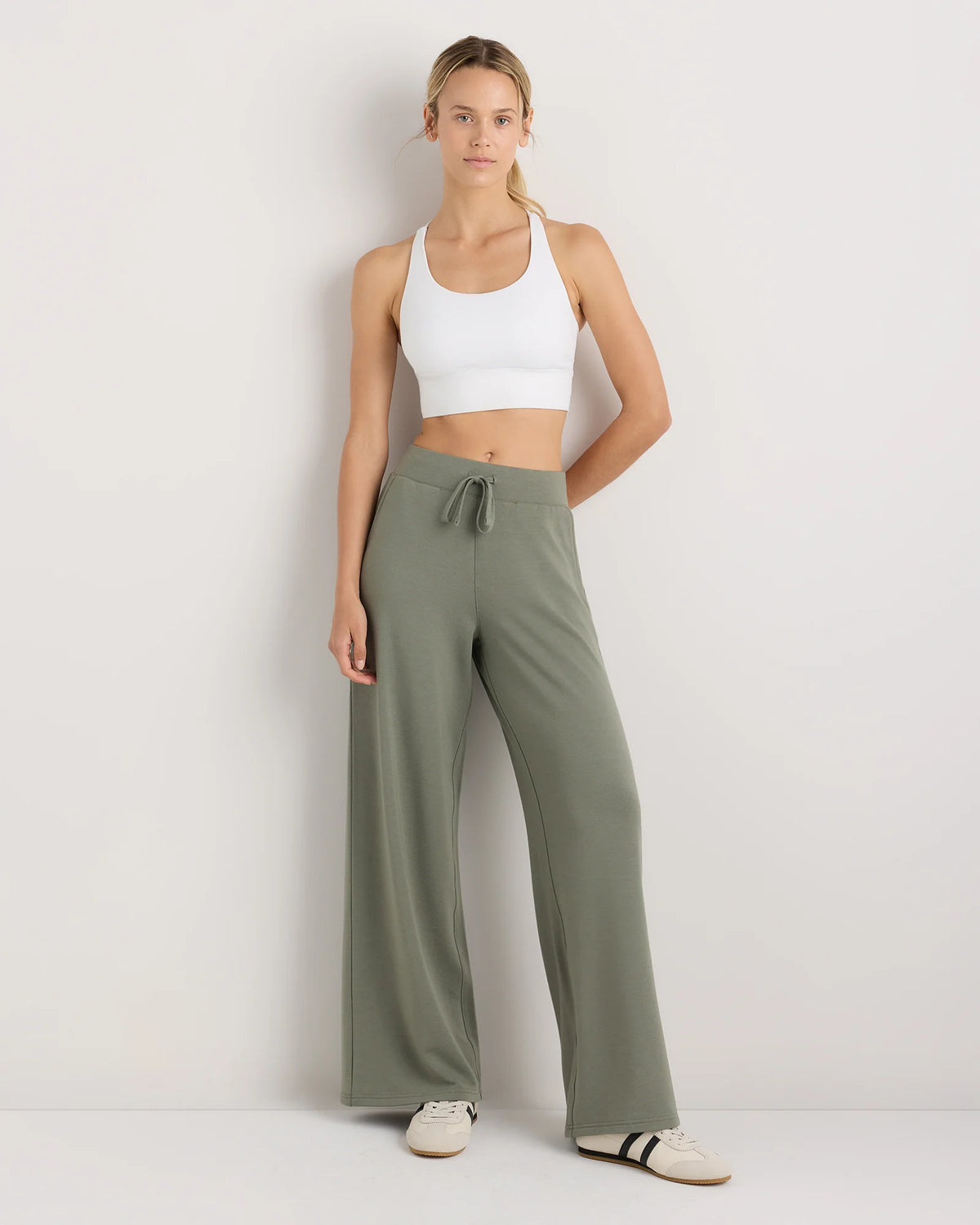 SuperSoft Fleece Wide Leg Pants - XS / Dried Fig