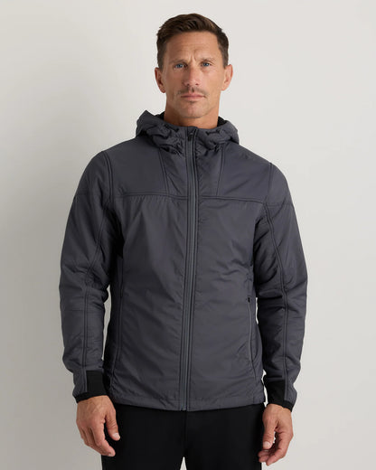 Weather Proof Fleece-Lined Hooded Jacket - S / Carbon Grey