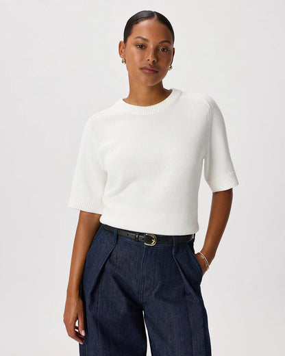 100% Organic Cotton Sweater Tee - XS / Navy