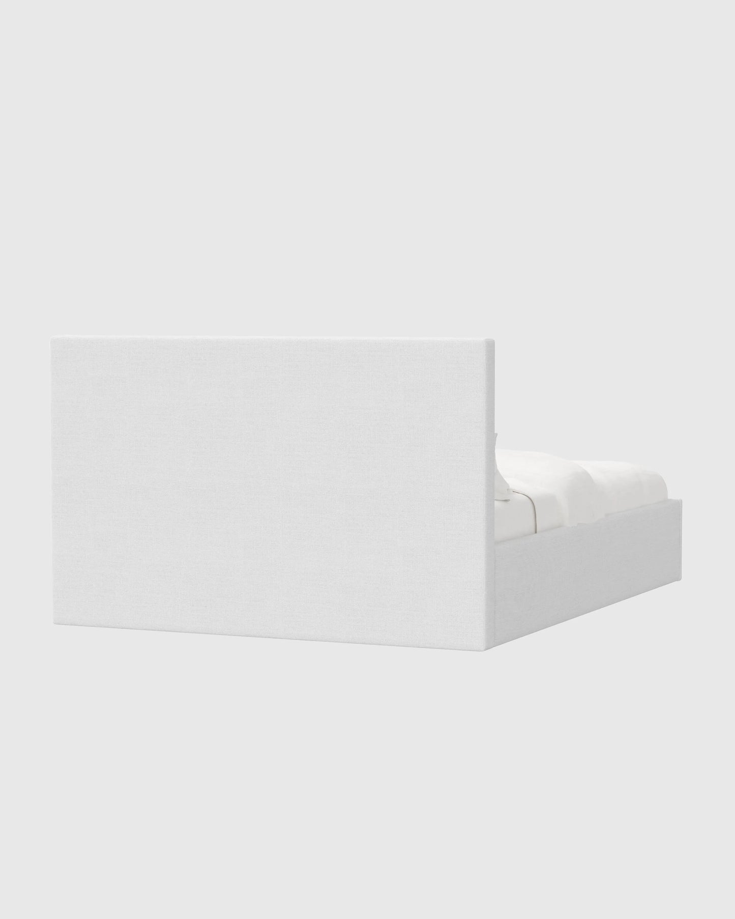 100% Linen Square Bed - Full / Canvas