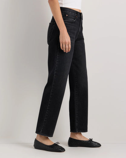 Bella Rigid Straight Jeans - 24 / Rinsed Indigo Blue