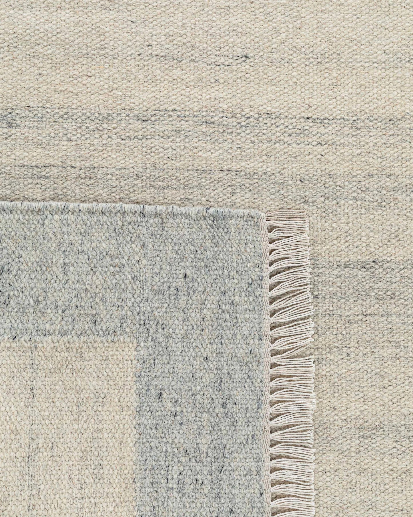 Sahara Flatweave Wool Rug - 2' x 3' / Charcoal