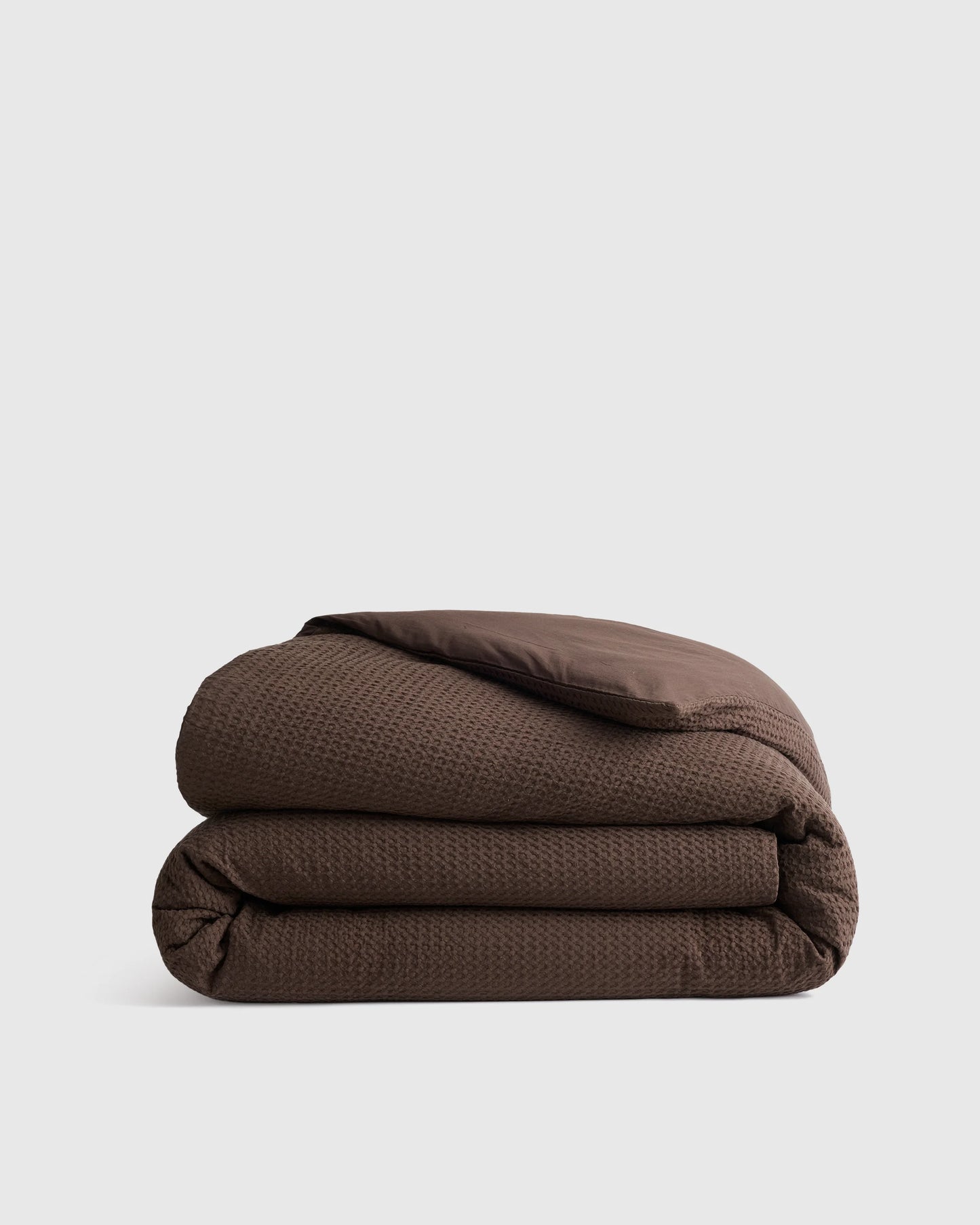 Organic Luxe Honeycomb Duvet Cover - Twin / Mineral