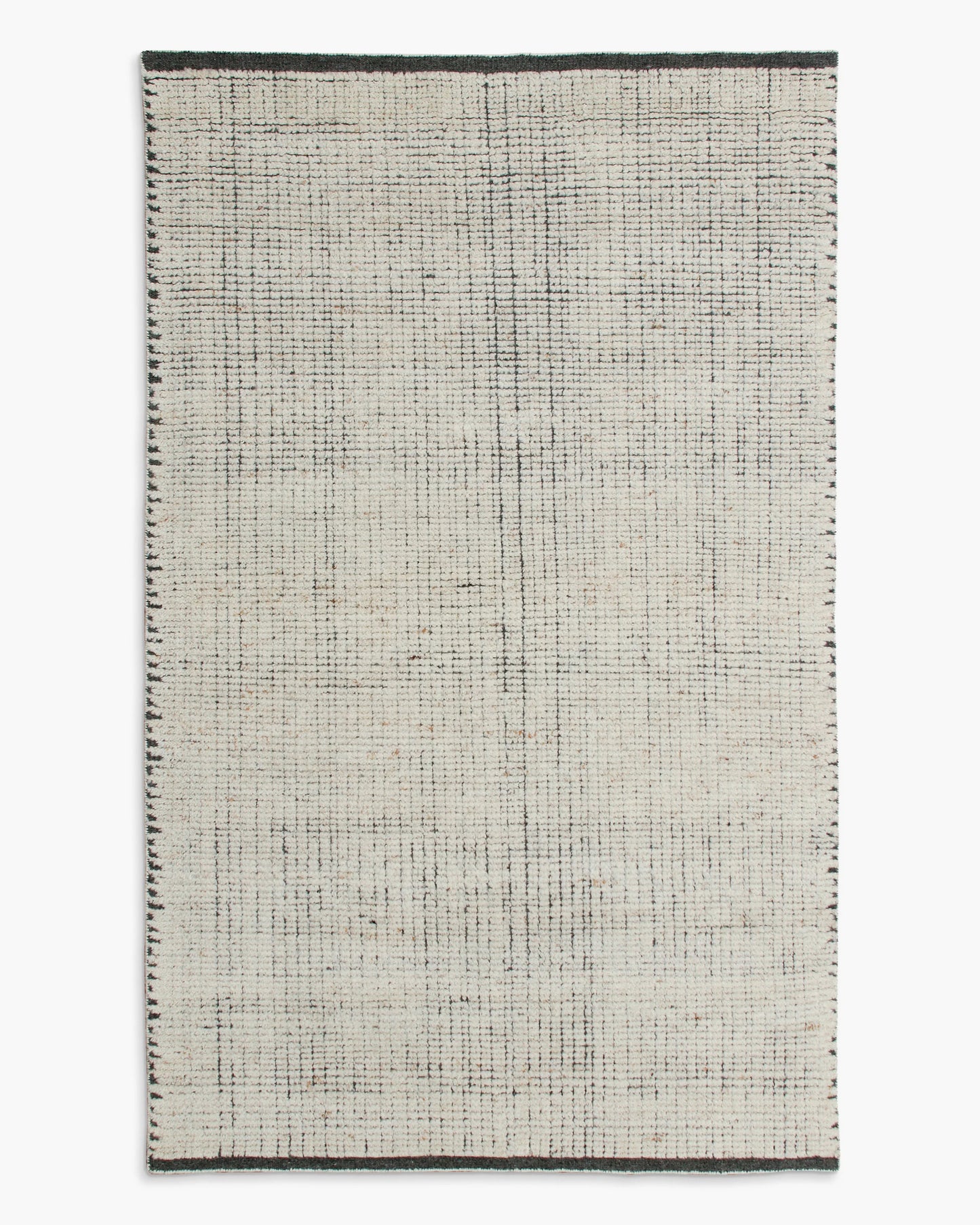 Ares Hand-Knotted Wool Rug - 3' x 5' / Ivory/Charcoal
