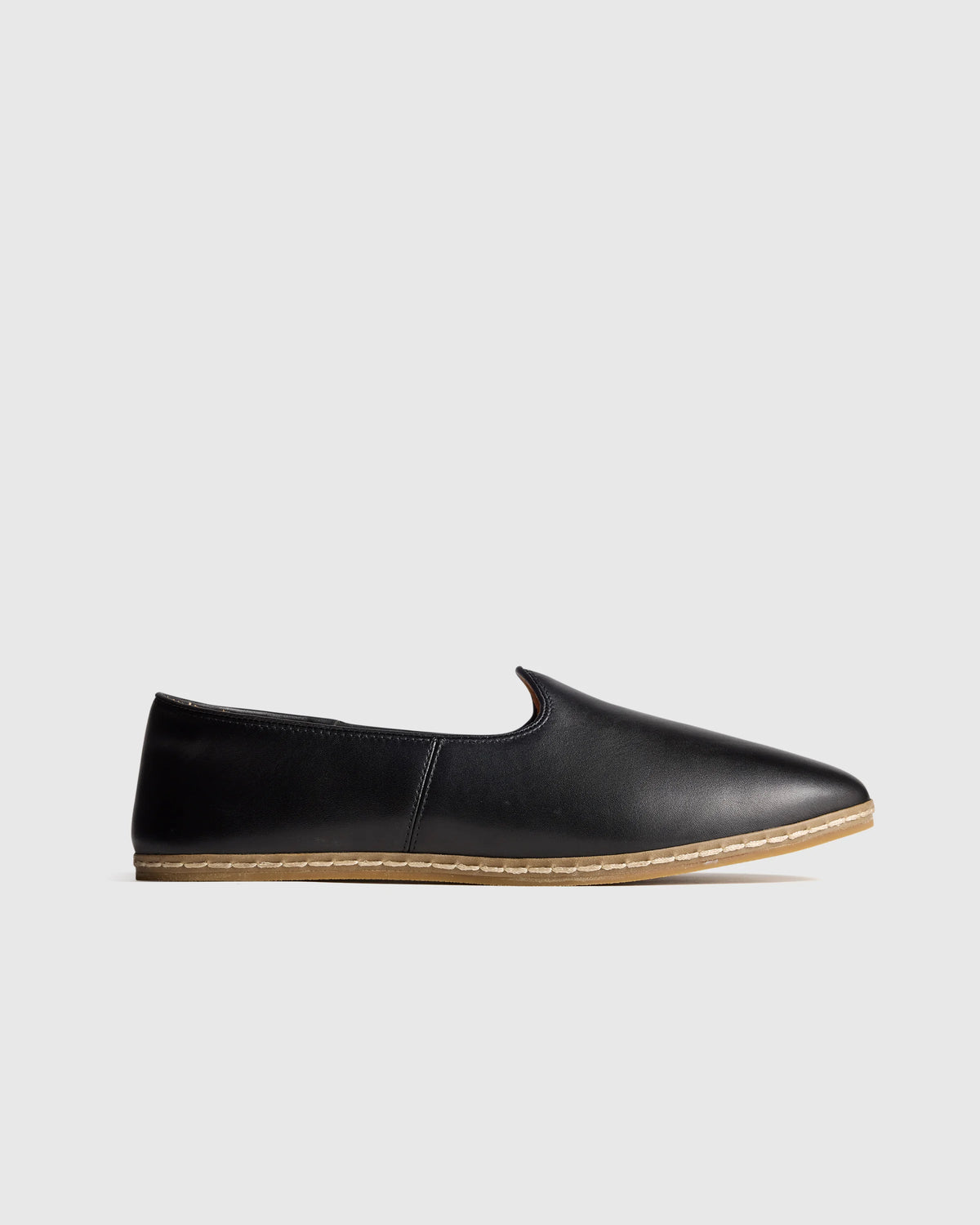 Crafted Leather Slip-On - 7 / Black