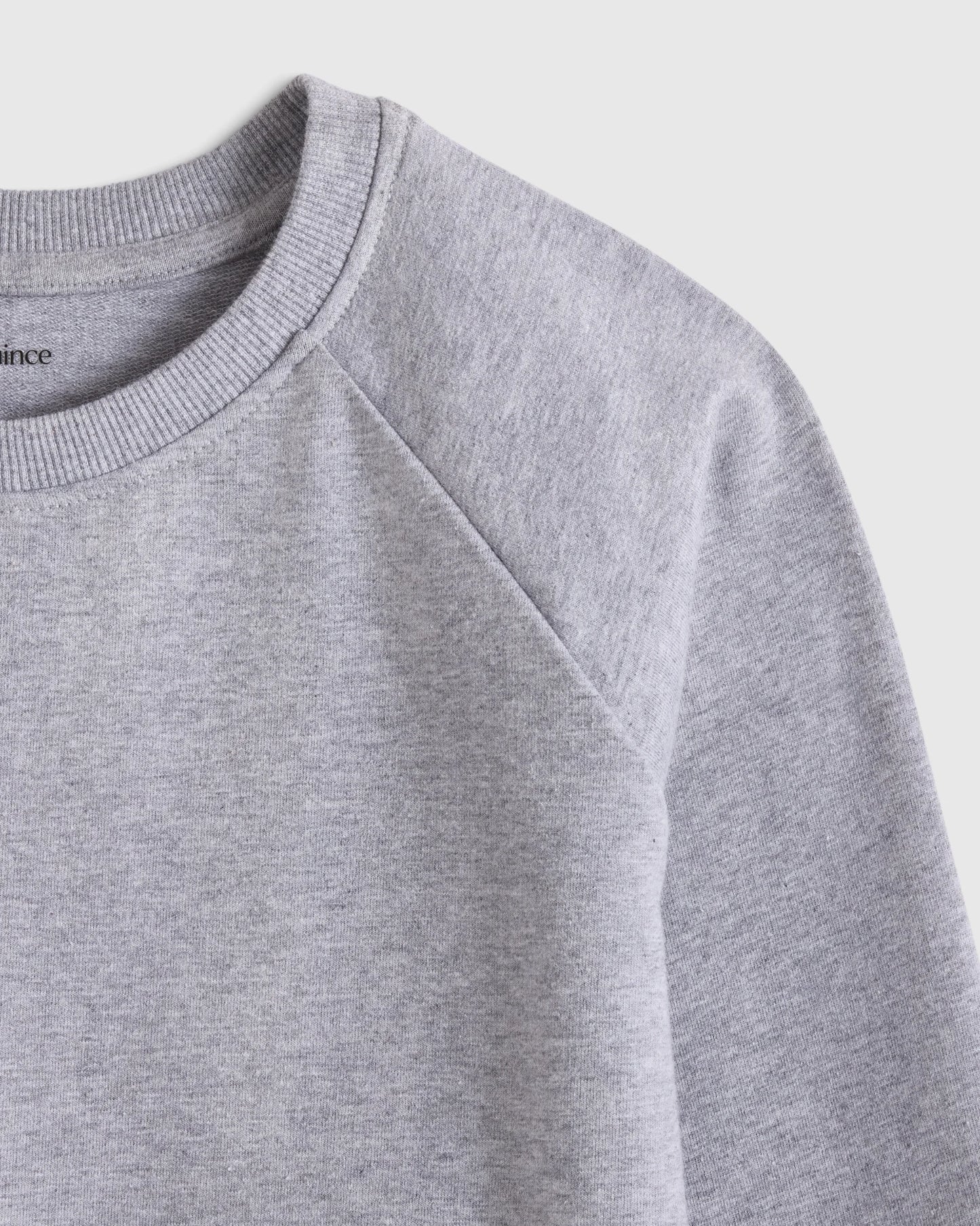 Organic Cotton French Terry Crew Neck Sweatshirt - 2T / Heart Graphic