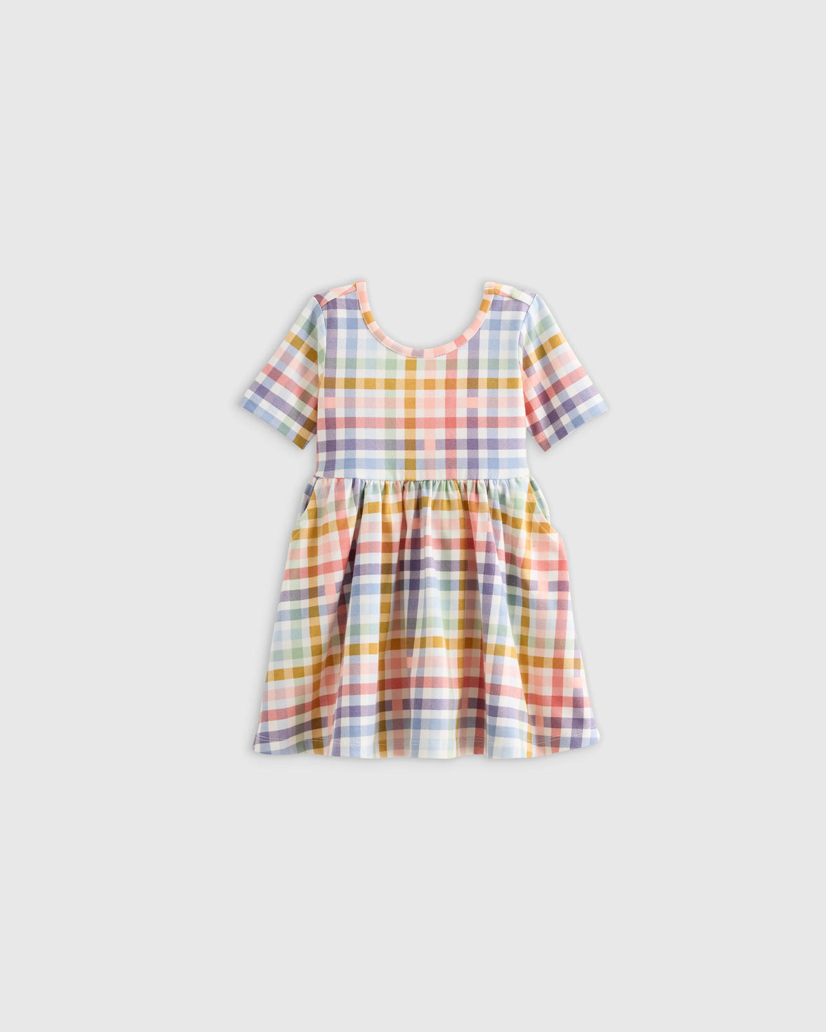 Organic Cotton Skater Dress - 3-6M / Animal Print
