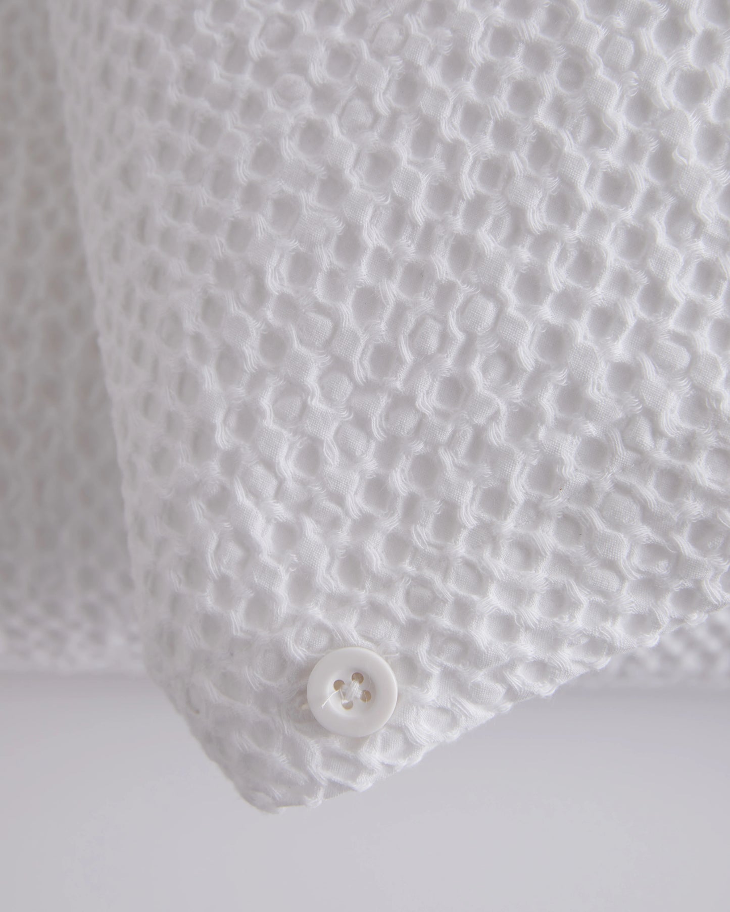 Organic Luxe Honeycomb Duvet Cover - Twin / Mineral