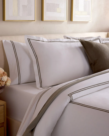 Organic Crisp Percale Sham Set - Standard / White