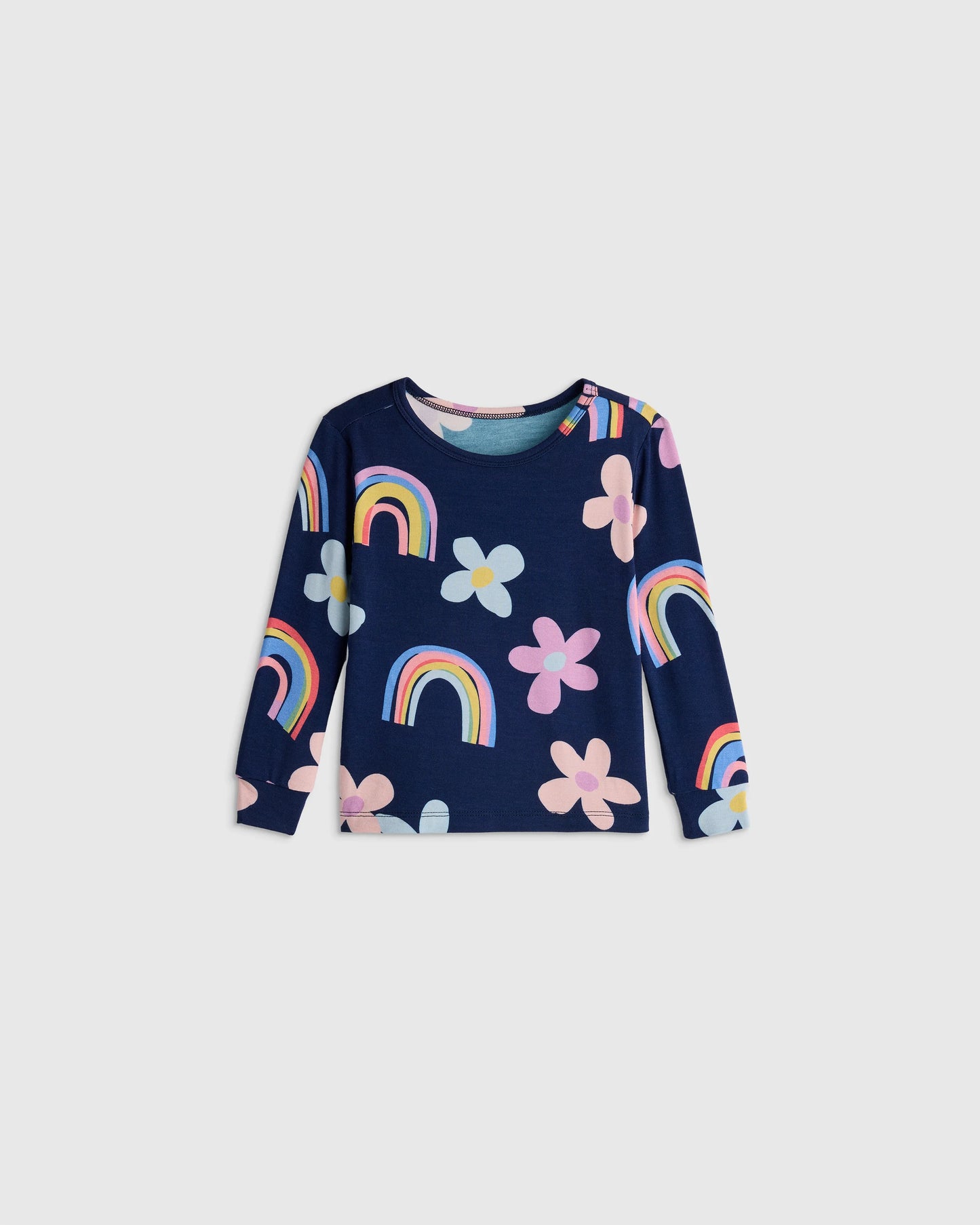 Bamboo Long Sleeve and Pant Pajama Set - 12-18M / Wildflower Dreams