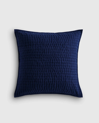 European Linen Cotton Stitch Quilted Euro Sham - Euro / Orchid