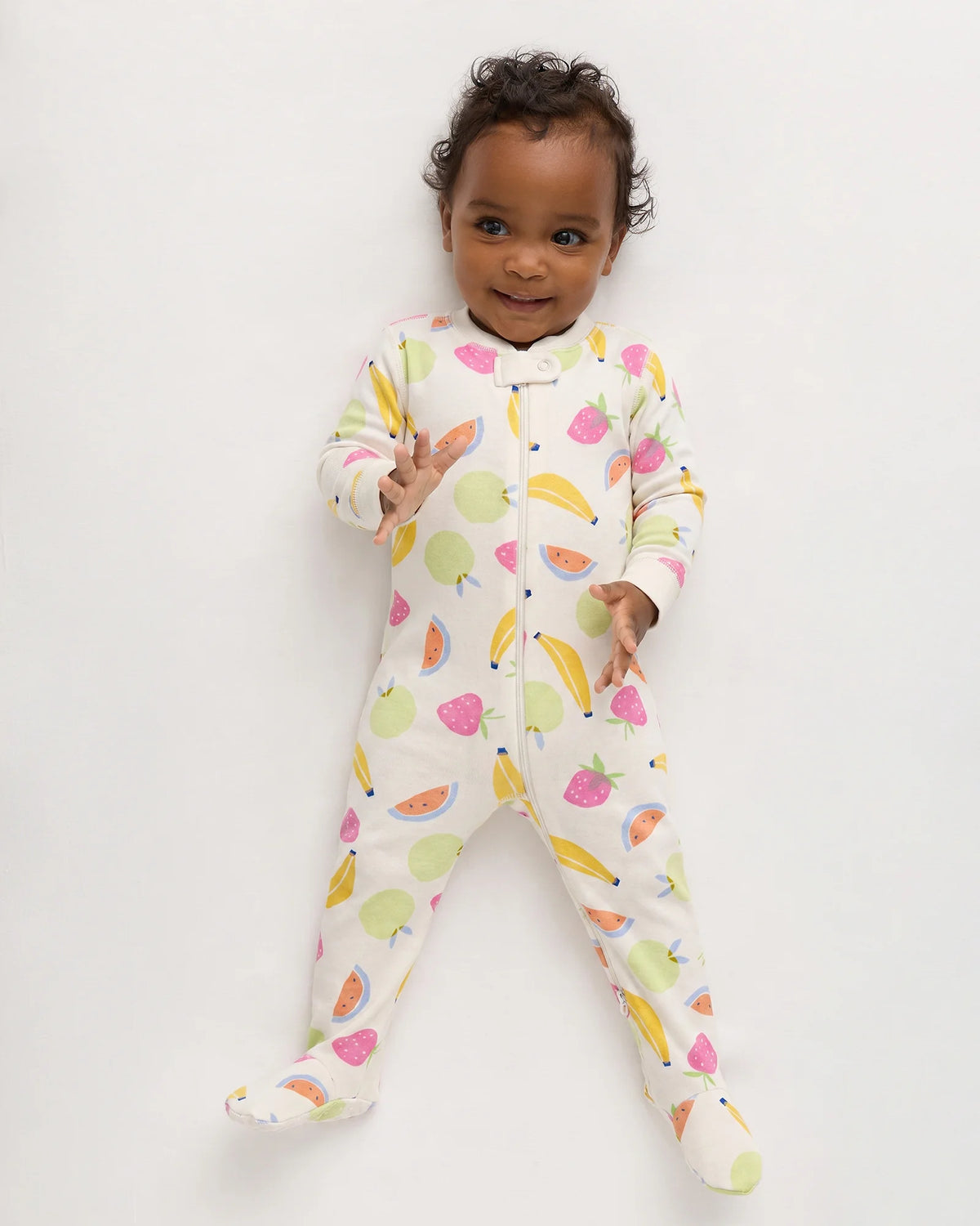 100% Organic Cotton Footie Pajama - 0-3M / Vehicles