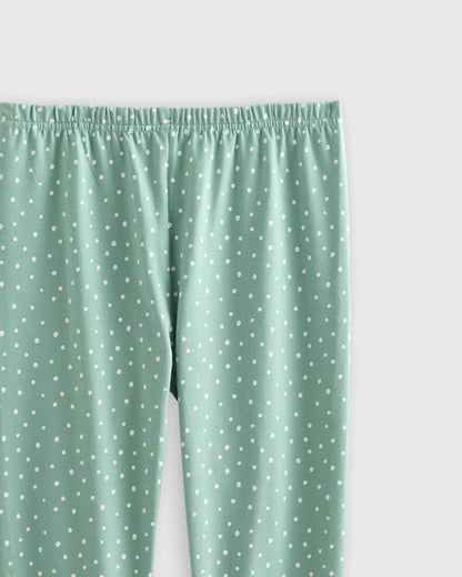 Organic Cotton Leggings - 2T / Red