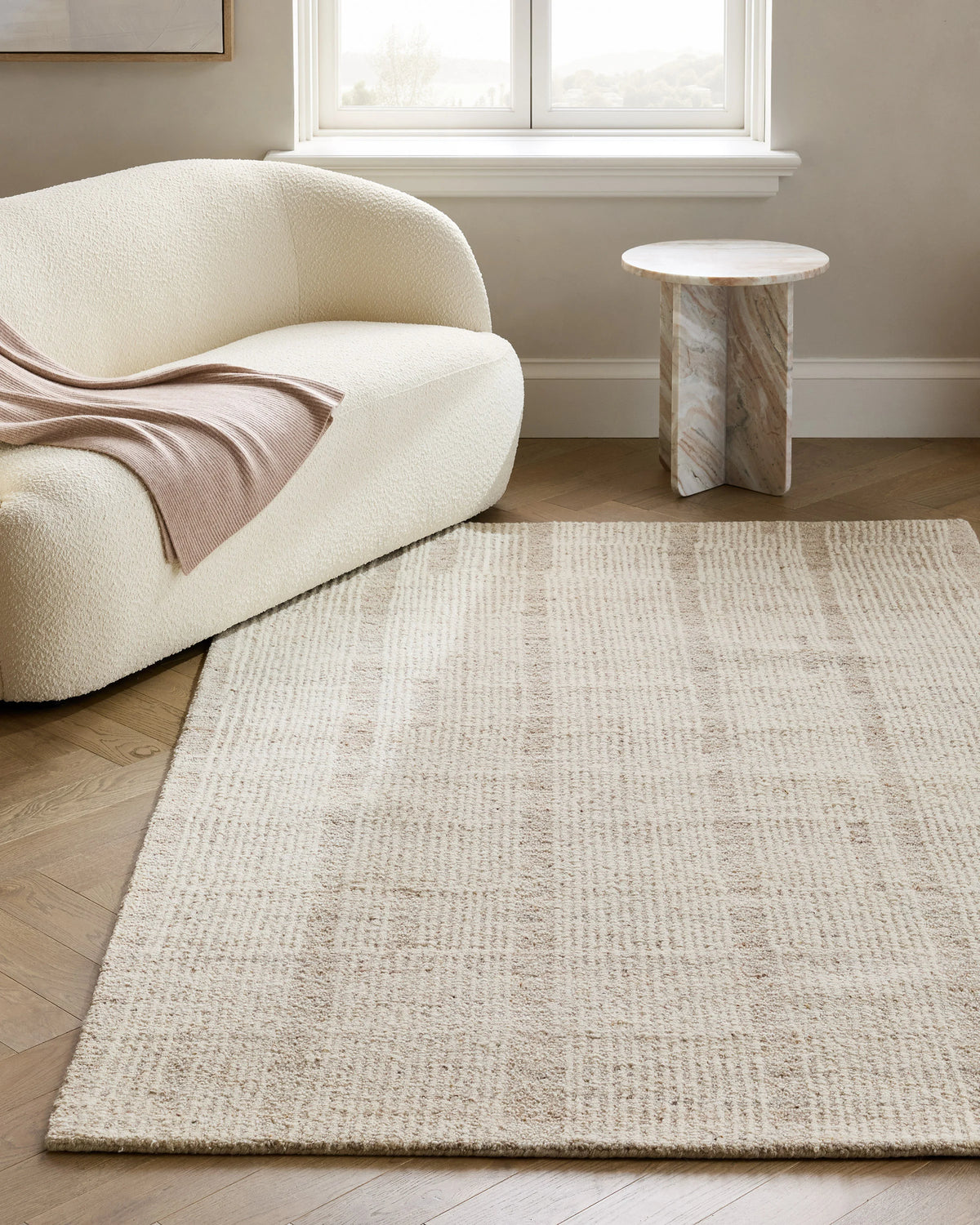 Oliver Wool Rug - 5' x 8' / Oatmeal