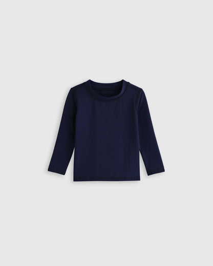Long Sleeve Rash Guard - 6-9M / Deep Blue