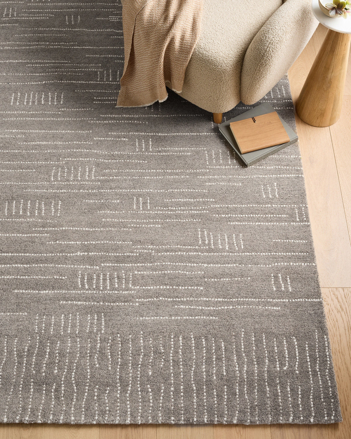 Ember Wool Rug - 3' x 5' / Taupe