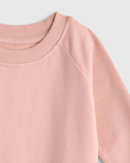 Organic Cotton French Terry Crew Neck Sweatshirt - 3-6M / Blue Stars