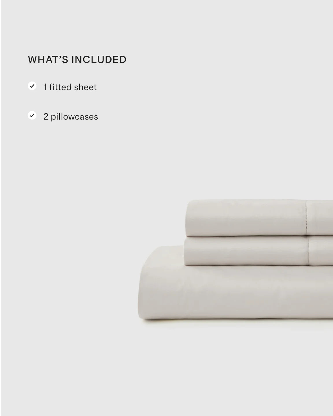 Signature Giza Cotton Sateen Fitted Sheet Set - Twin / Mineral