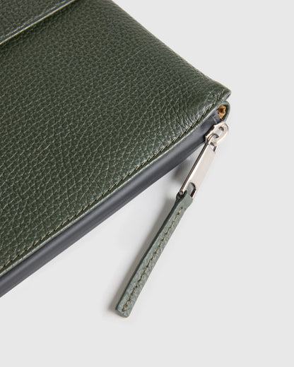 Excursion Italian Leather Tech Folio - 13" Laptop / Dark Navy