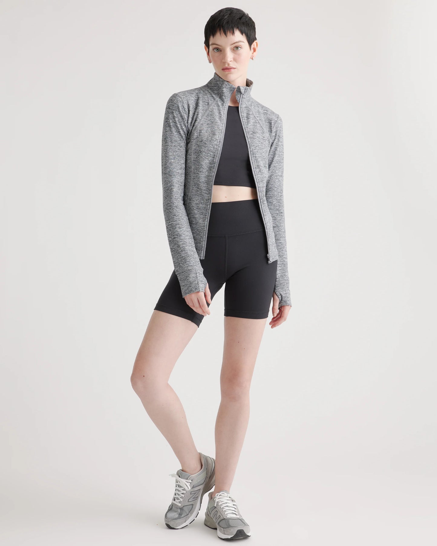 Ultra-Soft Slim Fit Jacket - XS / Heather Grey