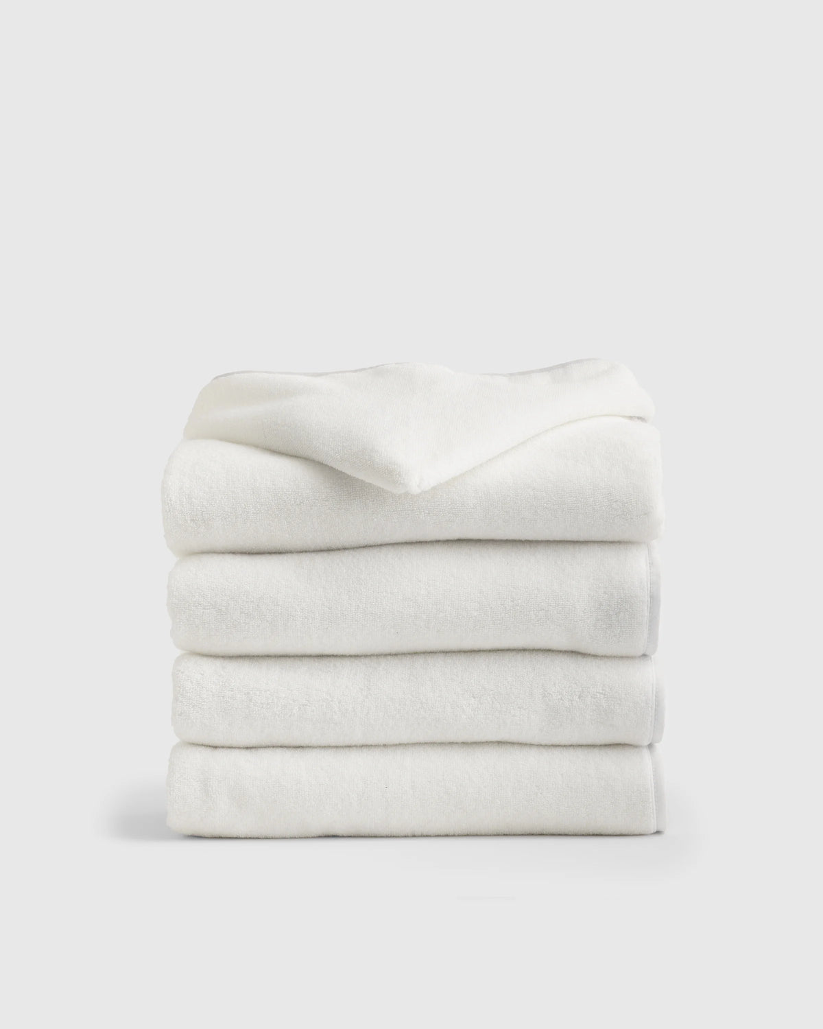 Organic Turkish Cotton Kids Hooded Towel Set 4-Pack - One Size / Light Blue