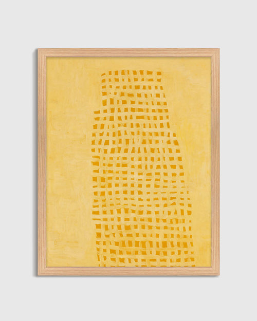Gold Tower by Stephanie Dennis - 21.25"x26.25" / Oak